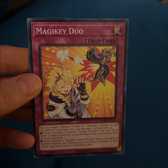 Yugioh Card Magikey Duo Trap Card 1st Edition 2020 NWOTS